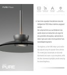 Paul Neuhaus Pure Moon Lampa Wisząca Platynowa 2193-15