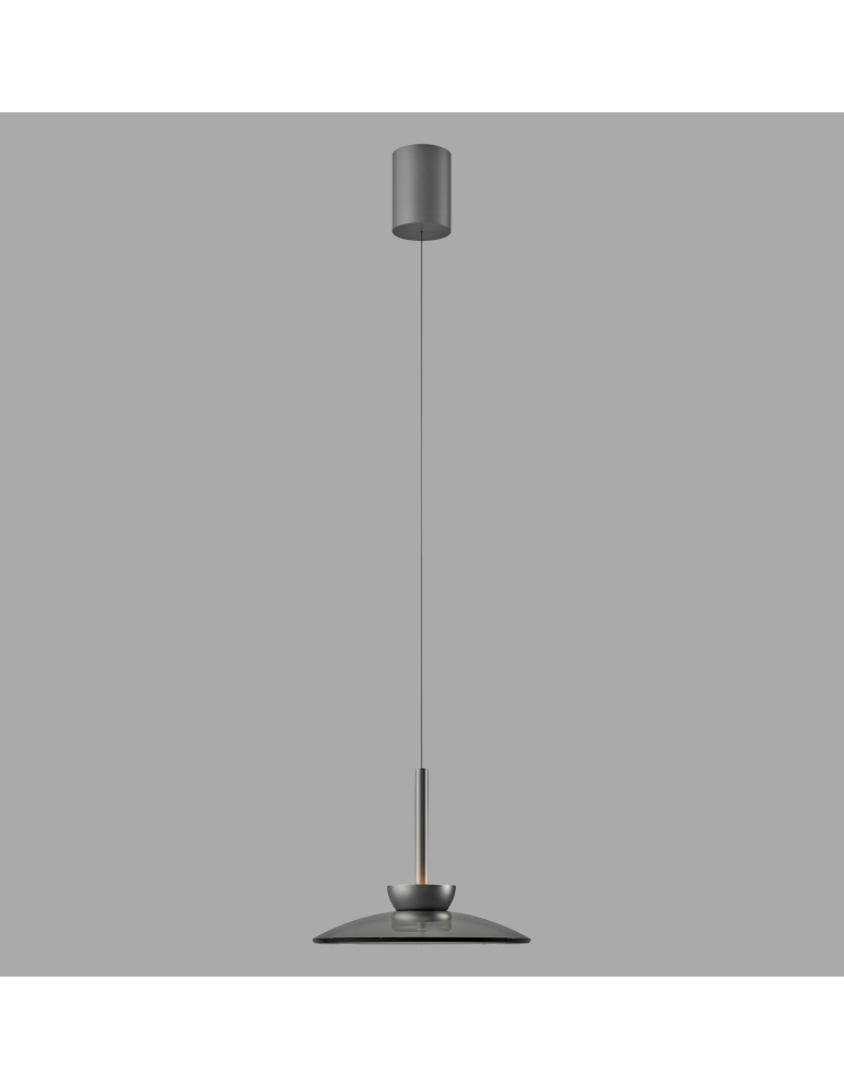 Paul Neuhaus Pure Moon Lampa Wisząca Szara 2191-15