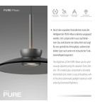 Paul Neuhaus Pure Moon Lampa Wisząca Szara 2191-15