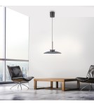 Paul Neuhaus Pure E-Moon Lampa Wisząca Szara 2195-15