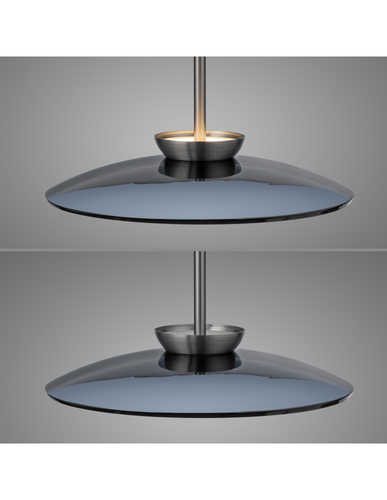 Paul Neuhaus Pure Moon Lampa Wisząca Szara 2194-15