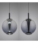 Paul Neuhaus Pure Infinity Lampa Wisząca Szara 2220-15