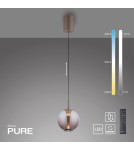 Paul Neuhaus Pure Infinity Lampa Wisząca Brązowa 2220-97