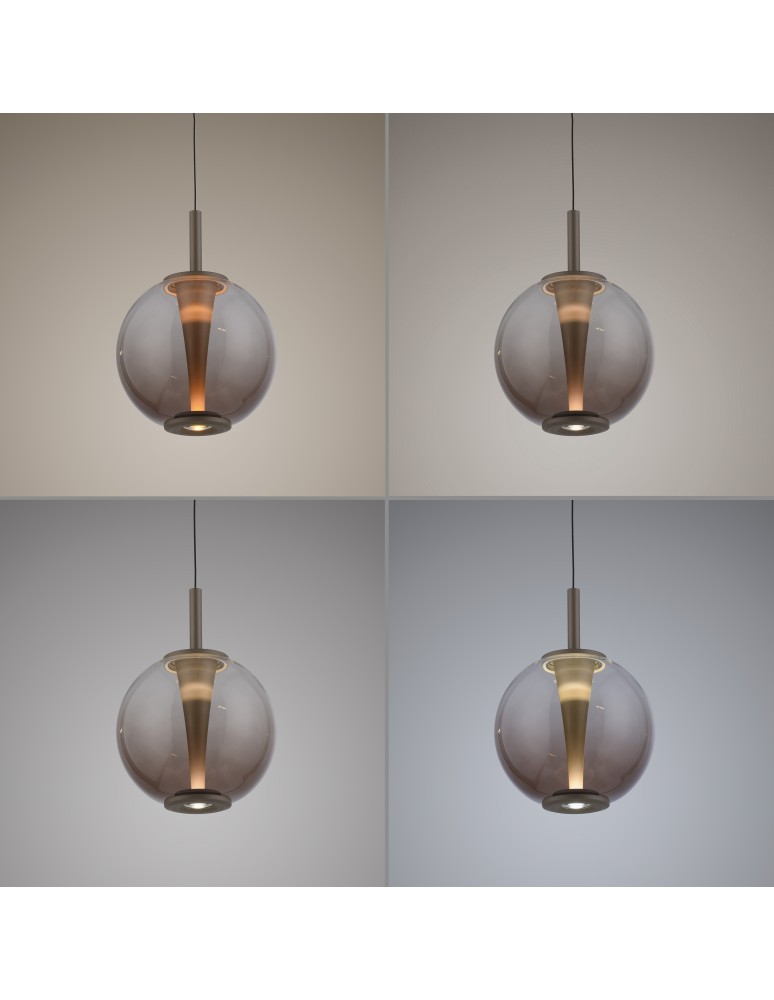 Paul Neuhaus Pure Infinity Lampa Wisząca Brązowa 2220-97