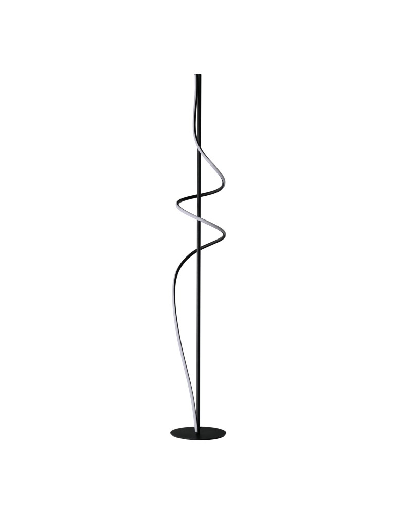 Modern floor lamps - Azzardo VIRGO FLOOR DIMM BK Podłogowa Czarny Mat AZ7153 - product kolory-swiatla.pl 1