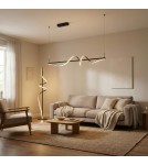 Modern pendant lamps - Azzardo VIRGO PENDANT 150 3-STEP DIMM BK Wisząca 3 Tryby Jasności Czarny Mat AZ7152 - product 1