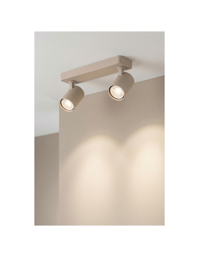 Spotlight ceiling lamps - Azzardo EXO 2 BEIGE Natynkowa Beżowy Mat AZ7112 - product kolory-swiatla.pl 2