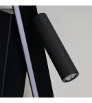Wall lamps for bedrooms - Azzardo RICO WALL 10W+6W 3000K BK Ścienna/Kinkiet Czarny Mat AZ7090 - product 2
