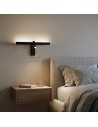 View Azzardo RICO WALL 10W+6W 3000K BK Ścienna/Kinkiet Czarny Mat AZ7090