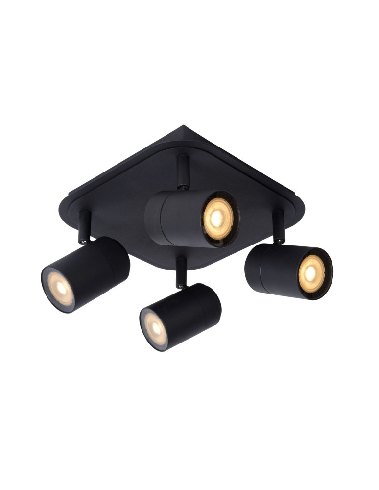 Lampy sufitowe reflektory - Lucide LENNERT  Ścienna 4xGU10 czarny 26958/20/30 - produkt kolory-swiatla.pl 2