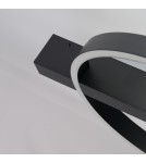 Ring ceiling lamps - Azzardo ARTE TOP 15W+15W CCT BK Sufitowa Zmienna Barwa Światła Czarny Mat AZ7010 - product 3