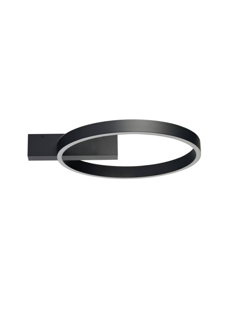Ring ceiling lamps - Azzardo ARTE TOP 15W+15W CCT BK Sufitowa Zmienna Barwa Światła Czarny Mat AZ7010 - product kolory-swiatla.pl 4