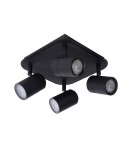 Spotlight ceiling lamps - Lucide LENNERT Wall-mounted 4xGU10 black 26958/20/30 - product 3