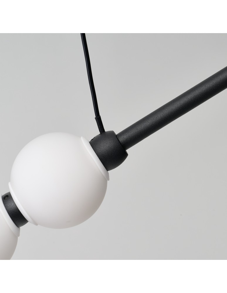 Modern pendant lamps - Azzardo PERLA PENDANT LINE 3-STEP DIMM BK Wisząca 3 Tryby Jasności Czarny Mat AZ6896 - product kolory-swiatla.pl 2