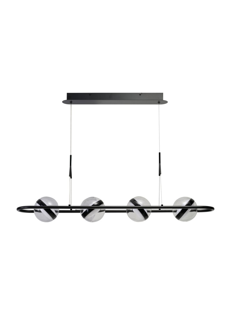 Lampy wiszące nowoczesne - Azzardo ASTRID PENDANT BK LED 3000K Wisząca Czarny Mat AZ6892 - produkt kolory-swiatla.pl 3
