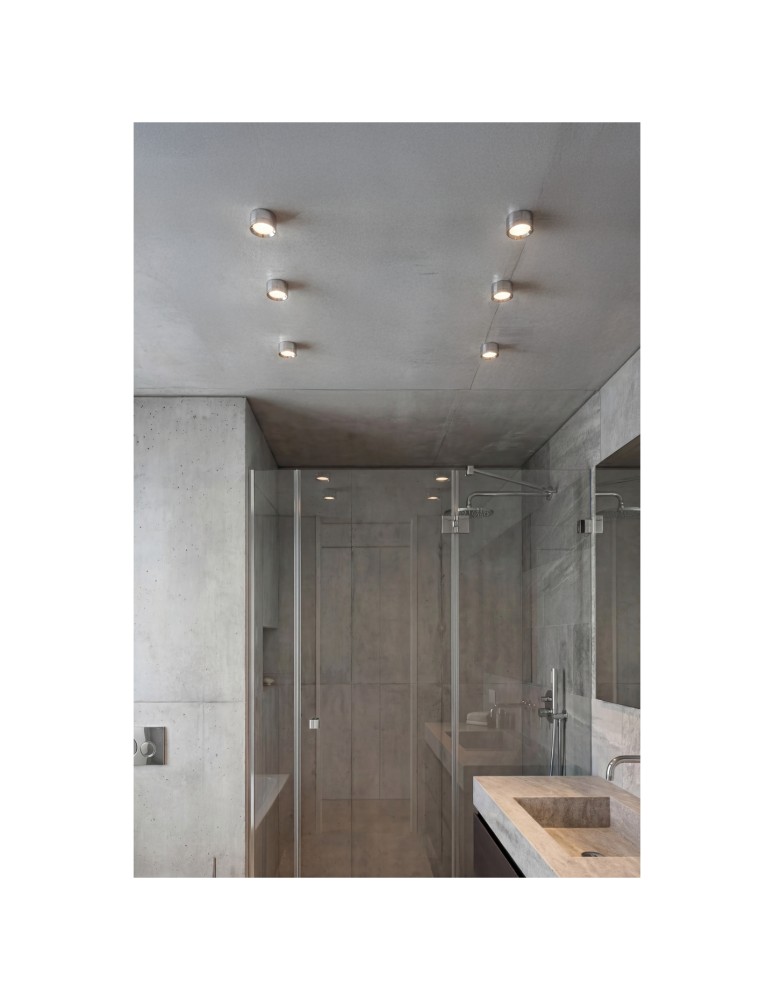 Bathroom ceiling lamps - Azzardo MARTON GX53 IP44 CH Natynkowa Chrom Połysk AZ6866 - product kolory-swiatla.pl 2