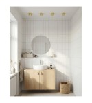 Bathroom ceiling lamps - Azzardo FLUME IP44 3000K GO Natynkowa Złoty Połysk AZ6861 - product 2