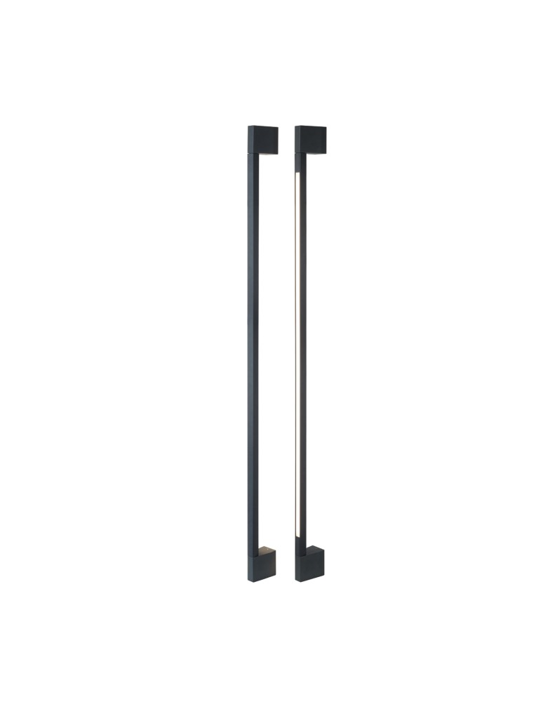 Outdoor wall lamps - Azzardo GUSTO 120 WALL IP54 3000K BK Black Mat Wall lamp/wall lamp AZ6837 - product kolory-swiatla.pl 2