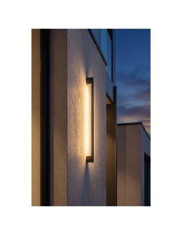 Azzardo GUSTO 120 WALL IP54 3000K BK Czarny Mat Kinkiet/Ścienna AZ6837