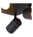 Lampy sufitowe reflektory - Lucide LENNERT  Ścienna 4xGU10 czarny 26958/20/30 - produkt 6