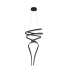 Designer pendant lamps - Azzardo RIBANA 3-STEP DIMM BK Wisząca 3 Tryby Jasności Czarny Mat AZ6780 - product 2