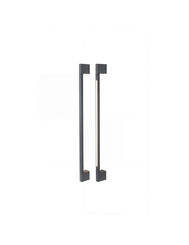 Outdoor wall lamps - Azzardo GUSTO 90 WALL IP54 3000K DGR Dark Gray Mat Wall lamp/wall lamp AZ6840. - product kolory-swiatla.pl 2
