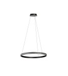 Pendant lamps circles - Azzardo AZALEA 60 3-STEP DIMM BK Wisząca 3 Tryby Jasności Czarny Szczotkowany AZ6772 - product 1