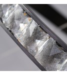 Lampy wiszące okręgi - Azzardo AZALEA 60+40 3-STEP DIMM BK Wisząca 3 Tryby Jasności Czarny Szczotkowany AZ6773 - produkt 2