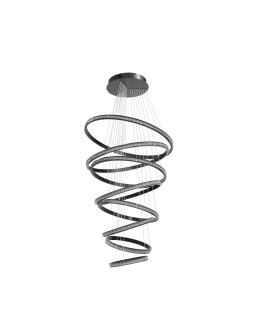 Azzardo AZALEA SPIRAL 3-STEP DIMM BK Wisząca 3 Tryby Jasności Czarny Szczotkowany AZ6774 - produkt 2