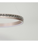 Lampy wiszące nowoczesne - Azzardo CAMELIA 100 OVAL 3-STEP DIMM GO Wisząca 3 Tryby Jasności Różowy Złoty Szczotkowany AZ6771 - produkt 2