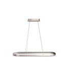 Lampy wiszące nowoczesne - Azzardo CAMELIA 100 OVAL 3-STEP DIMM GO Wisząca 3 Tryby Jasności Różowy Złoty Szczotkowany AZ6771 - produkt 1