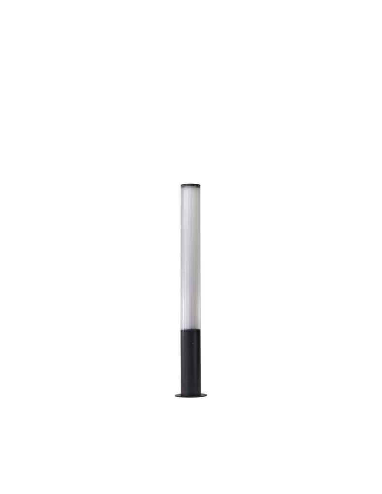 Lampy ogrodowe stojące - Azzardo EBRO 105 IP65 25W 3000K BK Stojąca Zewnętrzna Czarny Mat AZ6767 - produkt kolory-swiatla.pl 2