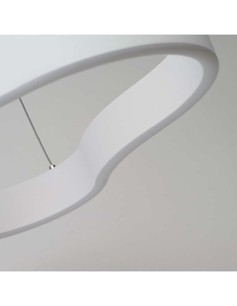 Designer pendant lamps - Azzardo MIRABELLA 90 3000K DIMM WH Wisząca Biały Mat AZ6752 - product kolory-swiatla.pl 3