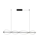 Designer pendant lamps - Azzardo PESCARA PENDANT 120 3-STEP DIMM BK Wisząca 3 Tryby Jasności Czarny Mat AZ6745 - product 1