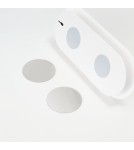Wall lamps for bedrooms - Azzardo AMORO WALL CCT WH Ścienna/Kinkiet Zmienna Barwa Światła Biały Mat AZ6720 - product 2