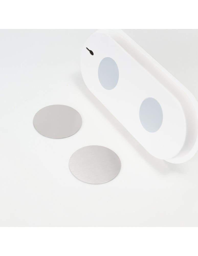 Wall lamps for bedrooms - Azzardo AMORO WALL CCT WH Ścienna/Kinkiet Zmienna Barwa Światła Biały Mat AZ6720 - product kolory-swiatla.pl 2