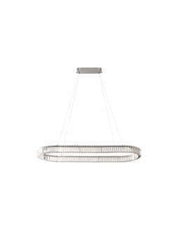 Azzardo SPARK OVAL PENDANT 120 CCT DIMM CH + REMOTE CONTROL Wisząca Zmienna Barwa Światła, Pilot Chrom Połysk AZ6710