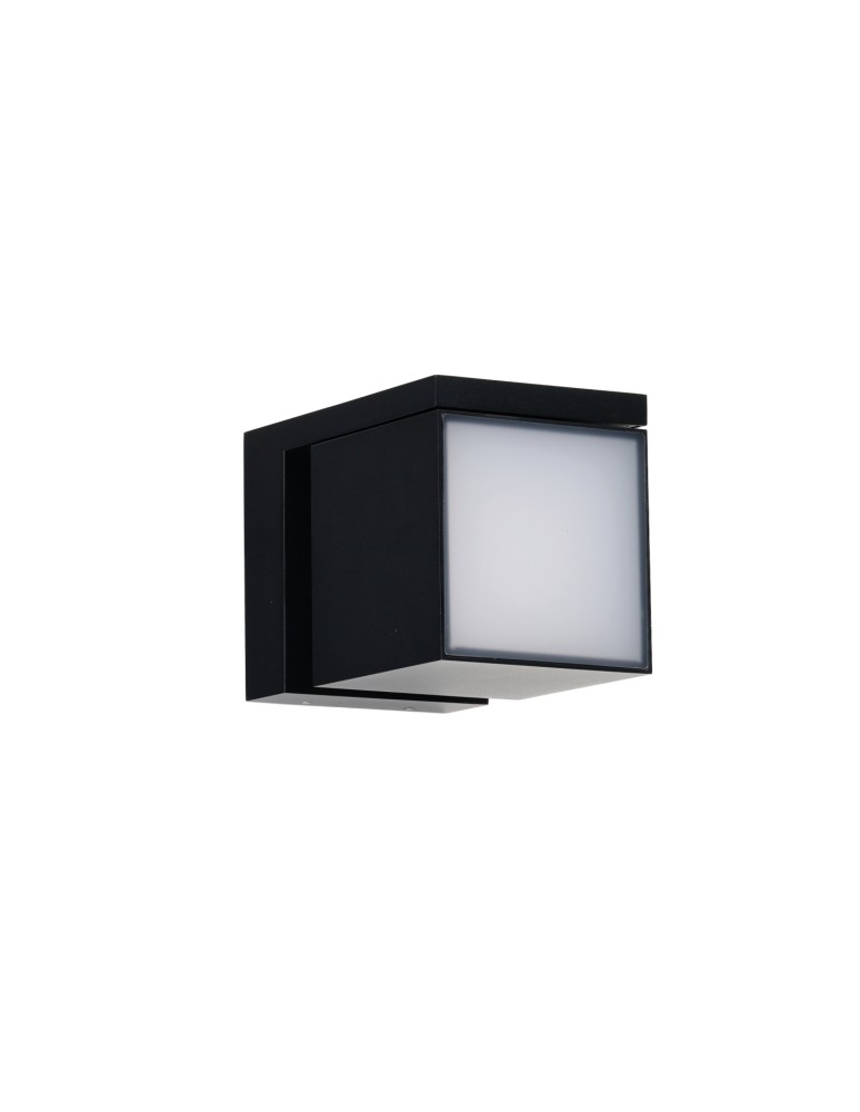 Outdoor wall lamps - Azzardo CUBIC IP54 18W 3000K BK Ścienna/Kinkiet Zewnętrzna Czarny Mat AZ6687 - product kolory-swiatla.pl 3