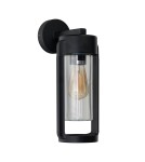 Outdoor wall lamps - Azzardo LANTERN WALL E27 IP54 BK Ścienna/Kinkiet Zewnętrzna Czarny Mat AZ6830 - product 2