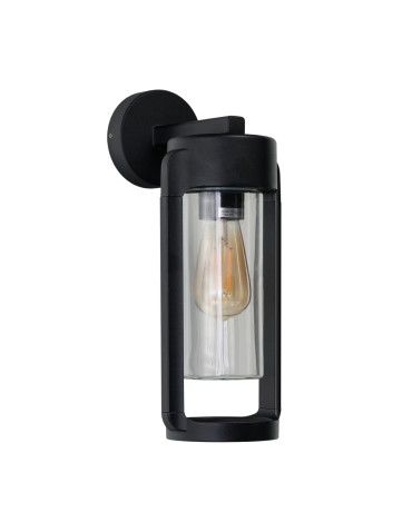 Azzardo LANTERN WALL E27 IP54 BK Ścienna/Kinkiet Zewnętrzna Czarny Mat AZ6830 - product 2