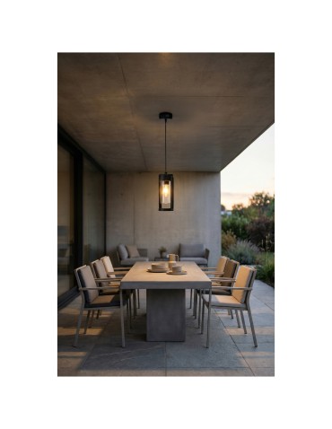 Azzardo LANTERN PENDANT E27 IP54 BK Wisząca Zewnętrzna Czarny Mat AZ6829 - product 2