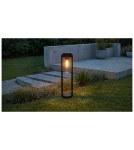 Standing garden lamps - Azzardo LANTERN E27 IP54 BK Stojąca Zewnętrzna Czarny Mat AZ6828 - product 1