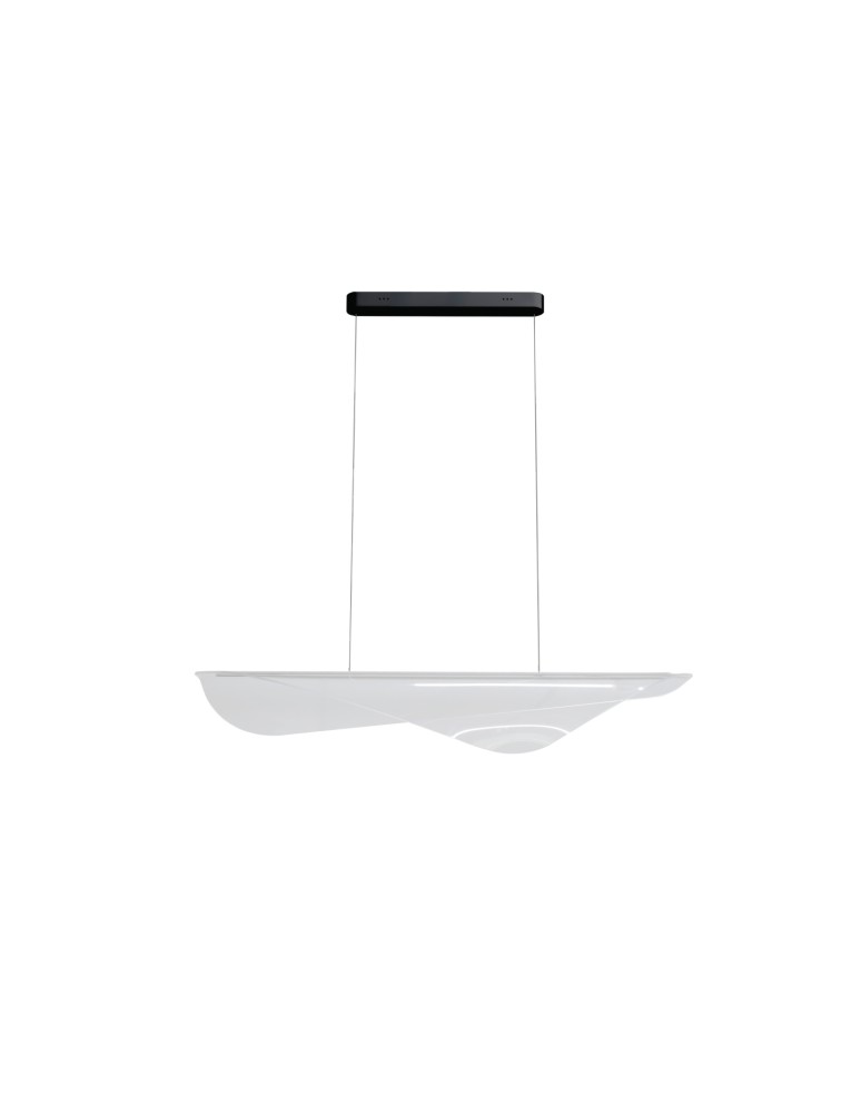 Modern pendant lamps - Azzardo MANTA 120 PENDANT 3000K BK Wisząca Czarny Mat AZ6794 - product kolory-swiatla.pl 3