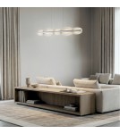 Lampy wiszące nowoczesne - Azzardo POND 120 PENDANT 3-STEP DIMM CHAMPAGNE Wisząca 3 Tryby Jasności Szampański Mat AZ6782 - produkt 1