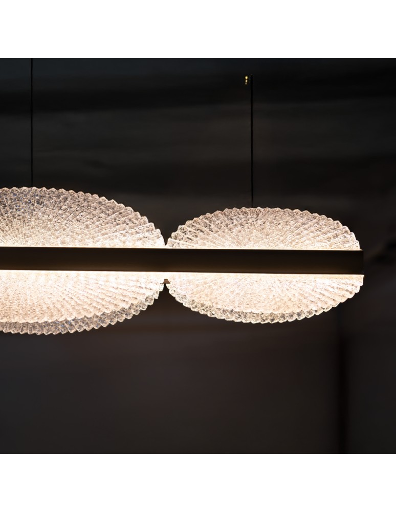 Lampy wiszące nowoczesne - Azzardo POND 120 PENDANT 3-STEP DIMM CHAMPAGNE Wisząca 3 Tryby Jasności Szampański Mat AZ6782 - produkt kolory-swiatla.pl 3
