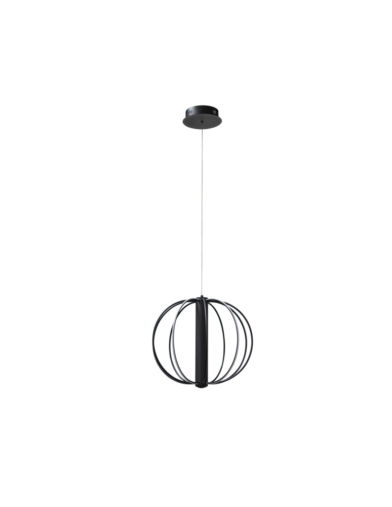 Lampy wiszące pojedyncze - Azzardo ZOE 60 3-STEP DIMM BK Wisząca 3 Tryby Jasności Czarny Mat AZ6779 - produkt kolory-swiatla.pl 1
