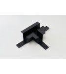 Akcesoria do szynoprzewodów magnetycznych - Azzardo BETA TRACK MAGNETIC57 230V CONNECTOR T A GIPS1 BK Łącznik Czarny Mat AZ6702 - produkt 1