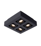 Plafonds - Lucide XIRAX Ceiling 4xGU10 black 09119/21/30 - product 2