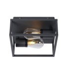 Hermetic plafonds - Lucide CARLYN Ceiling 2xE14 black 27100/02/30 - product 1