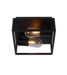 Hermetic plafonds - Lucide CARLYN Ceiling 2xE14 black 27100/02/30 - product 2